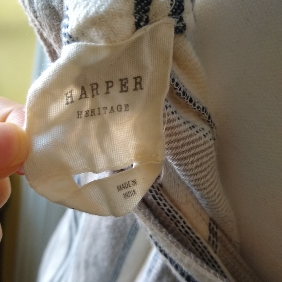 💖Donated💖 Harper Striped Overall Dress - Picture 3 of 3